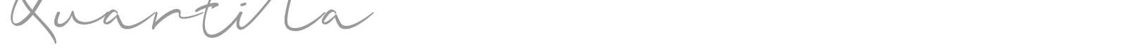 Quartila font preview